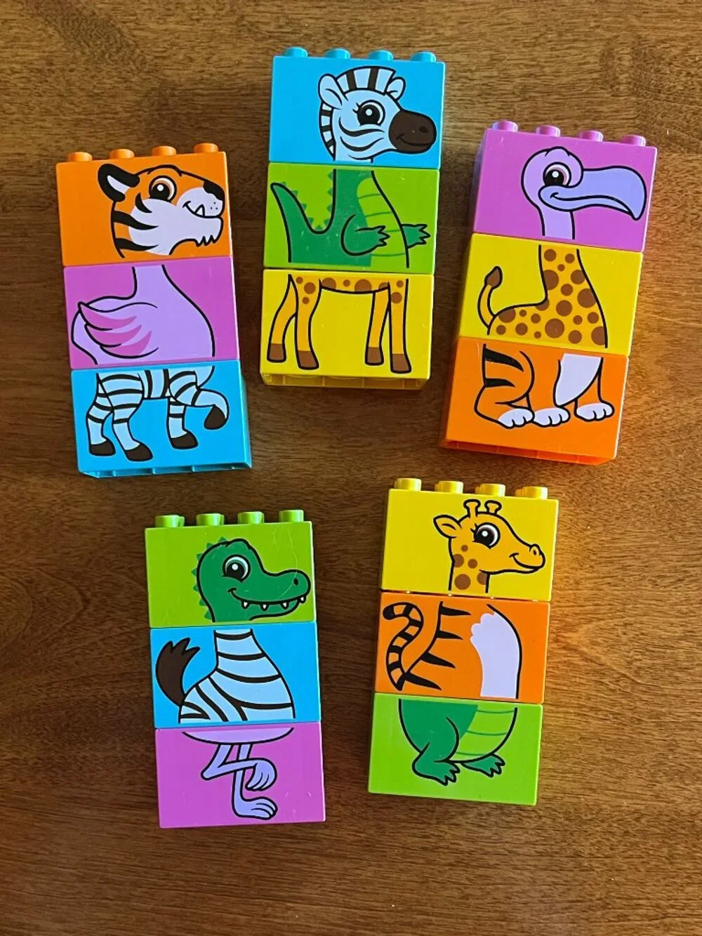 Duplo mix-and-match animal puzzle set